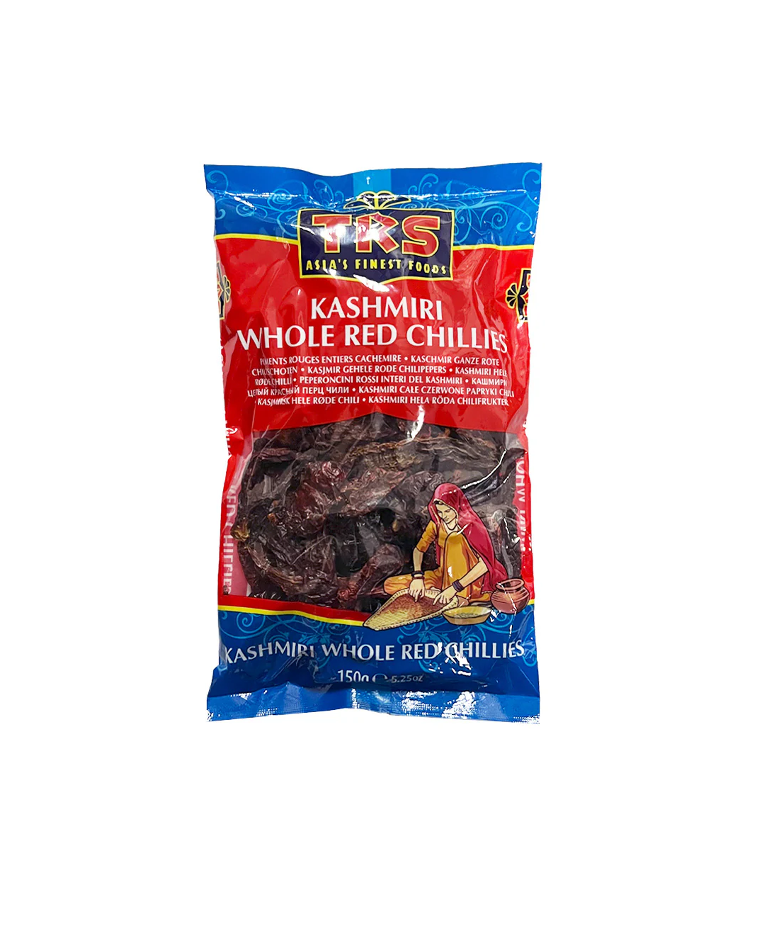 TRS Kashmiri Whole Red Chilies 150g