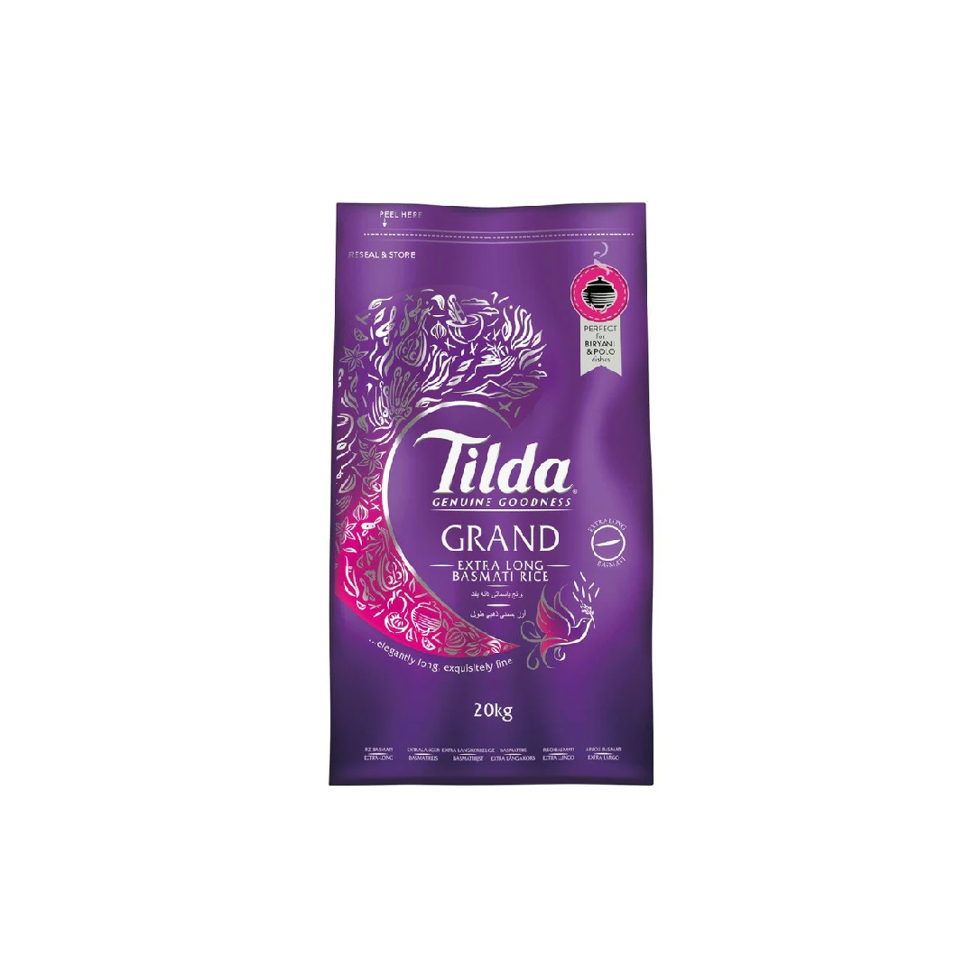 Tilda Gran Extra Long Grain basmati Rice 20kg