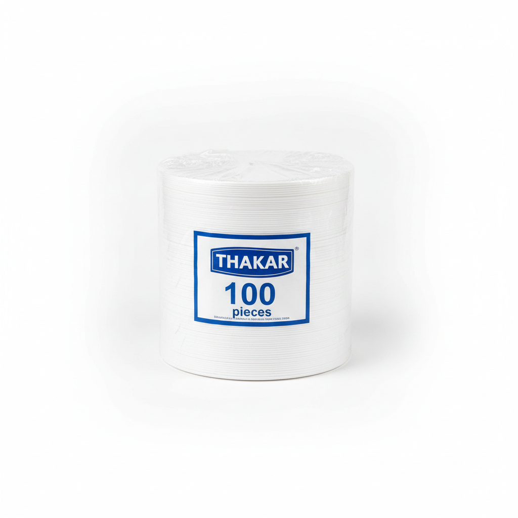 Plastic plates 100pc (Thakar brand)