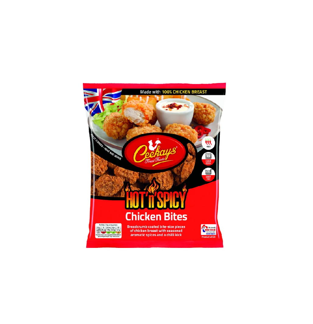 CEEKAYS Breaded Hot'n'Spicy Chicken Bites (600g)