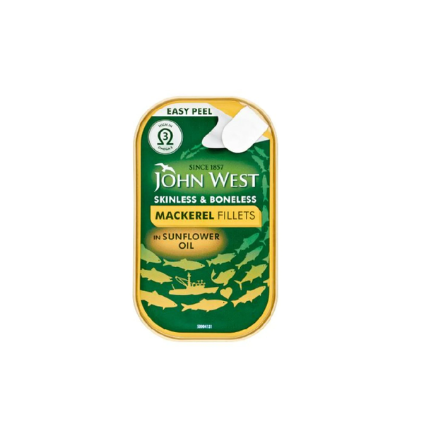 John West Mackerel Fillets (In Sunflower 115g)