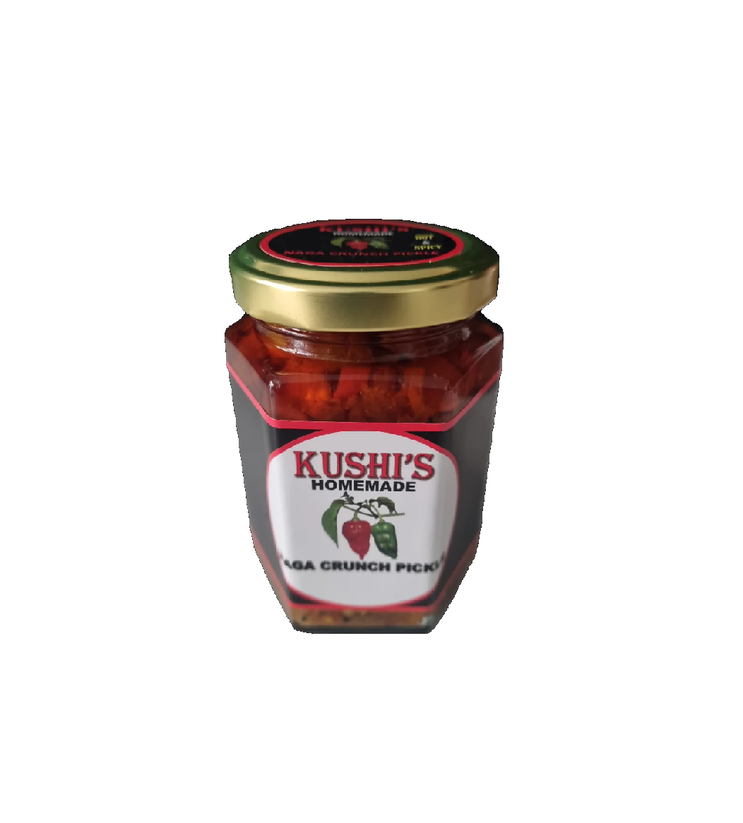 Kushi Homemade Crunchy Naga Pickle (200ml)