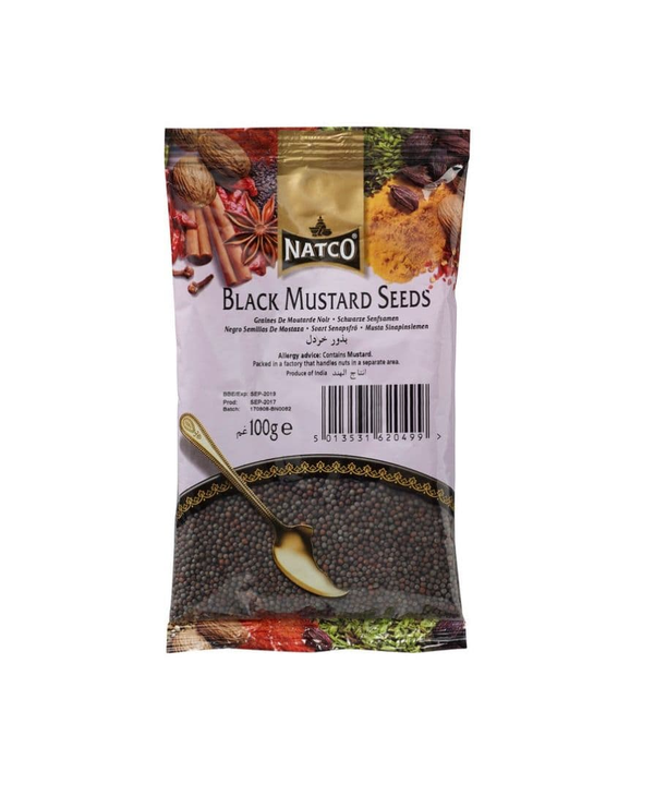 Natco Black Mustard Seeds 100g