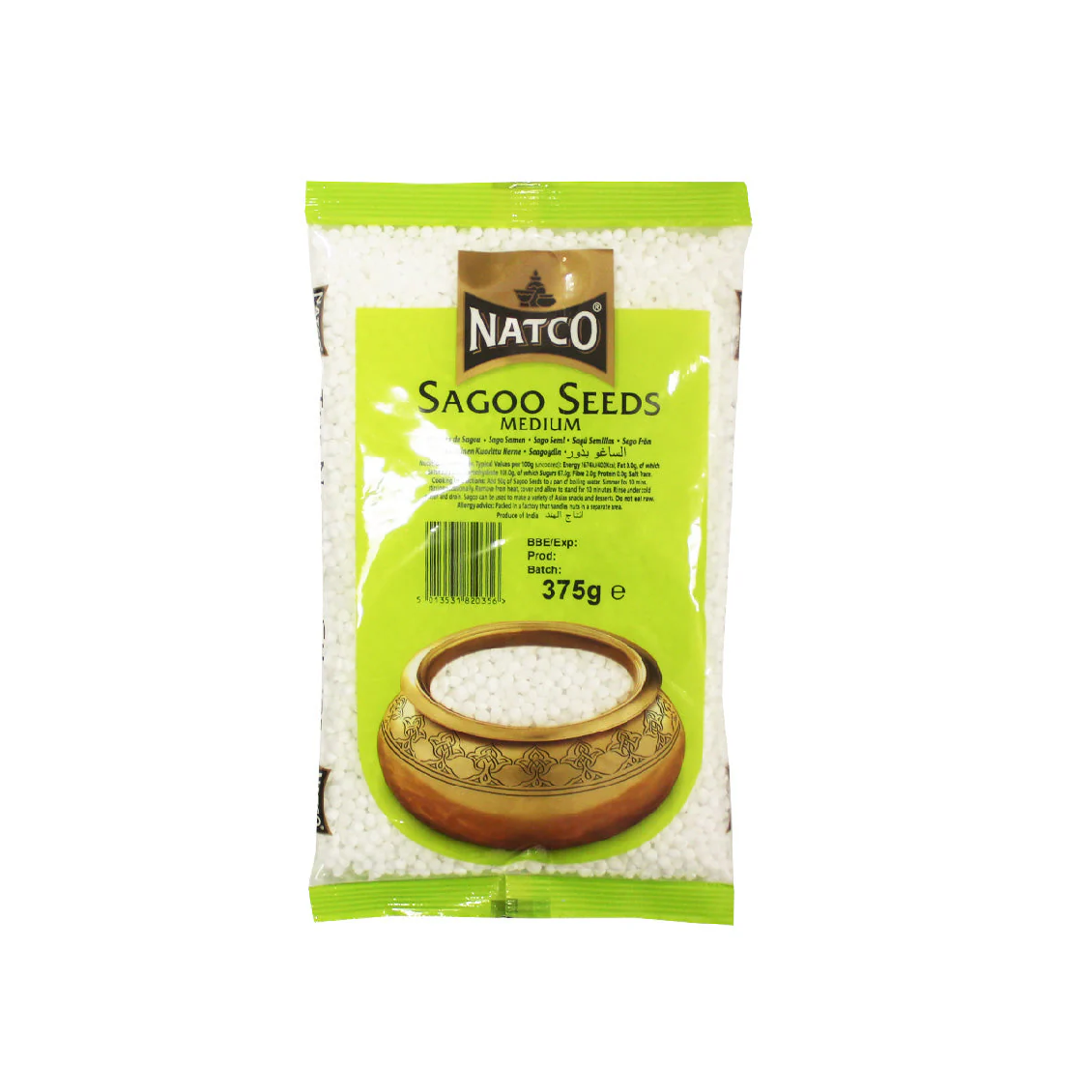 Natco Sagoo Seeds 375g