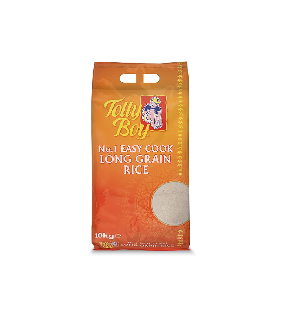 Tolly Boy Easy Cook Long Grain Rice 10kg
